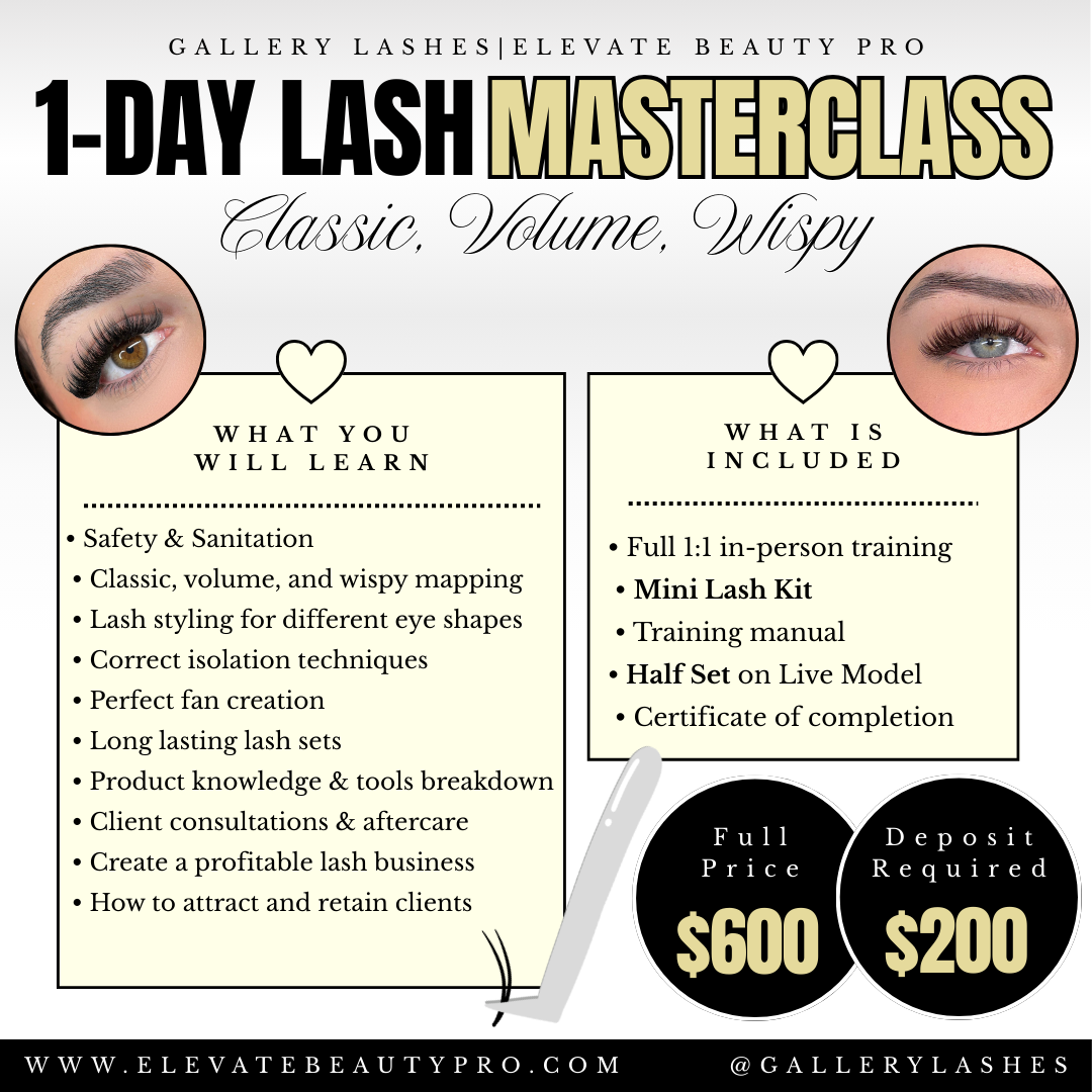 1-Day Beginner Lash Extension Training